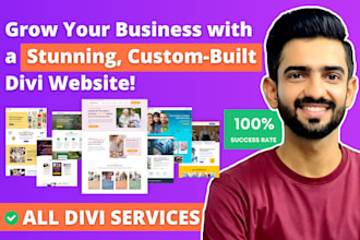 design unique divi wordpress website, divi theme customization