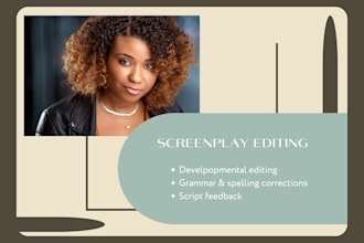 proofread and format your screenplay to industry standard