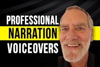record your corporate narration american male voice over