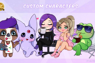 draw you a cute custom character