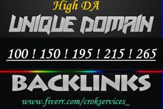 create 500 unique high da pa premium backlinks
