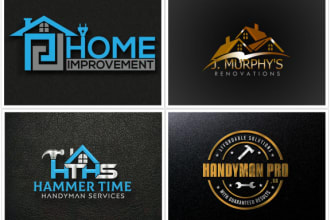 do versatile handyman, home improvement and home decor logo