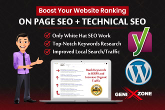 do complete wordpress yoast SEO on page optimization