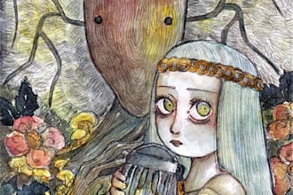 draw fantasy children book illustrations
