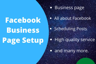 create a facebook page for your business