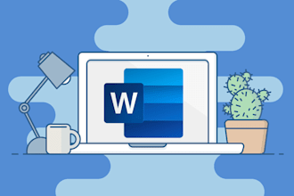 provide professional ms word related work for 4 hrs