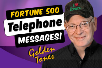 do professional business, personal phone greeting voicemail ivr on hold message