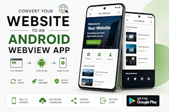 convert your website to an android webview app