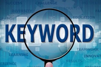 do SEO keyword research and competitors analysis