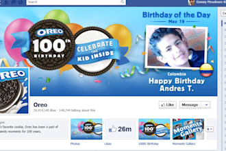 make facebook page with professional look