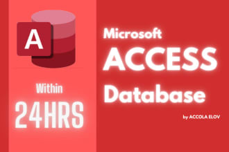 develop microsoft access database