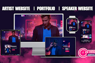 design develop artist website epk sheet, press kit,media kit