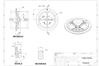 do 2d drawing and 3d modeling using autocad and solid works