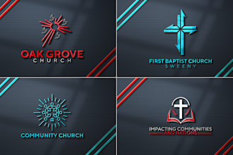 design a minimalist church logo within 12 hours