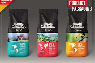 design product label and packaging design
