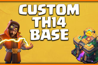 design for you exclusive clash of clans base th14