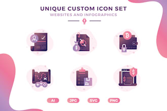 design unique custom icons