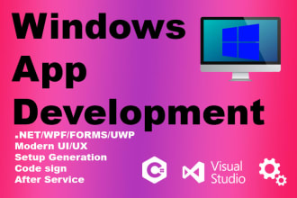 develop windows desktop apps
