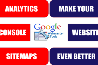setup google analytics, search console, sitemap for any site