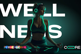 create a stunning health and wellness , fitneness, gym wordpress website