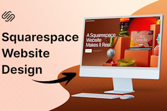 do squarespace website design, develop squarespace business website