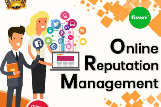 build positive online reputation management