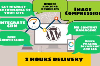 do speed optimization and speed up wordpress site mobile and desktop