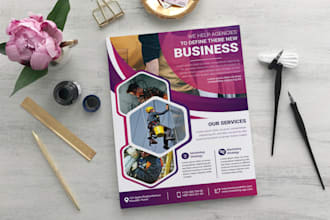 design modern and creative flyers