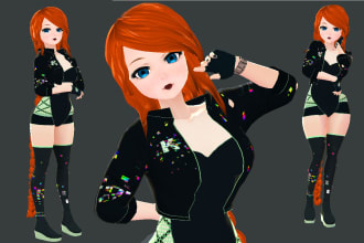 create a custom vrchat avatar or vtuber model