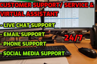 be your customer support and virtual assistant