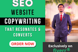 be your SEO website content writer and website sales copywriter