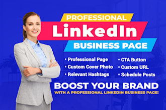 create professional linkedin business page