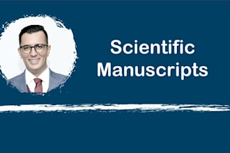 proofread and edit within 24 hours your scientific manuscript