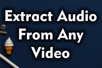 extract audio from youtube,podcast,udemy,songs