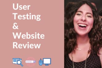 user test and review your site and provide video feedback