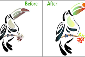 do raster to vector also create a beautiful icons