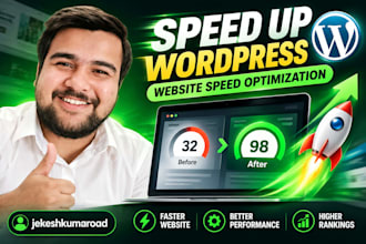 speed up wordpress, do wordpress speed optimization, increase website speed