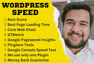 speed up wordpress website, optimize pagespeed score, increase website speed