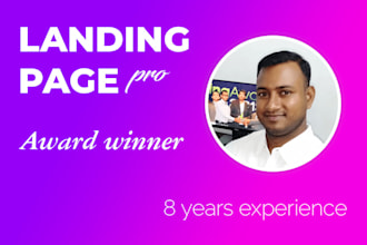 design high converting unbounce and instapage landing page