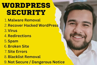 remove malware, recover wordpress security, fix hacked wordpress, virus, secure