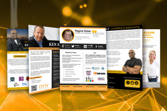do professional artist epk, media kit, press kit, speaker one sheet