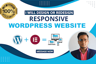 create responsive wordpress website or wordpress design