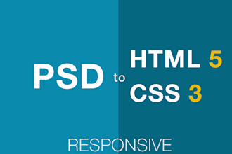 do psd to html and Responsive