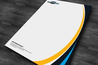 design a professional letterhead