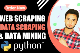 build python web scraping script
