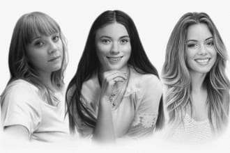 draw amazing realistic pencil portrait from a photo
