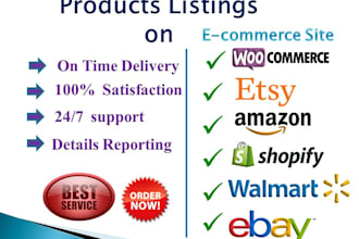 do products listing on etsy , woocommerce and shopify
