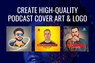 design amazing and professional podcast cover artwork