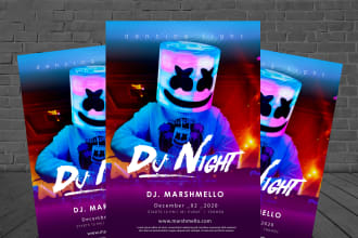 design creative event poster, flyer,  banner designs