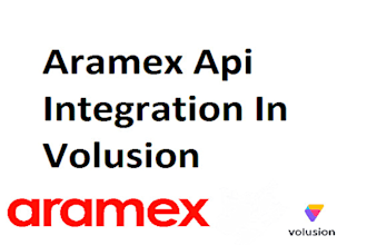 integrate aramex in volusion store